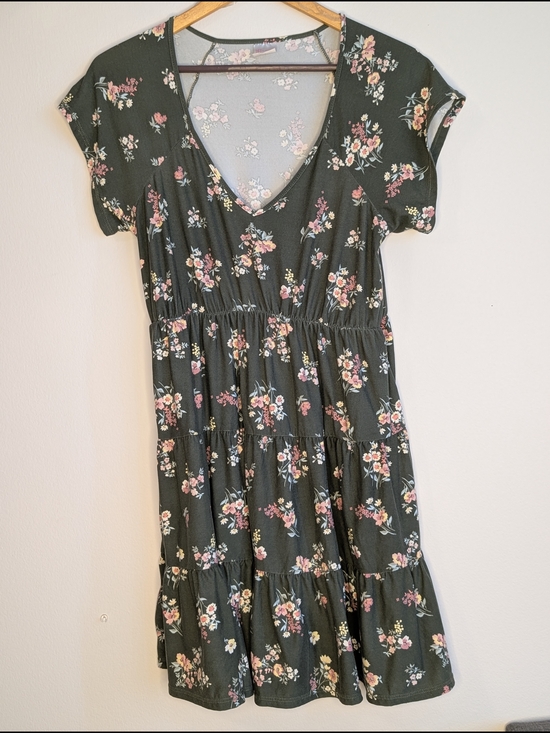 No Boundaries Dresses & Skirts - No Boundaries Floral Tiered Babydoll Dress
